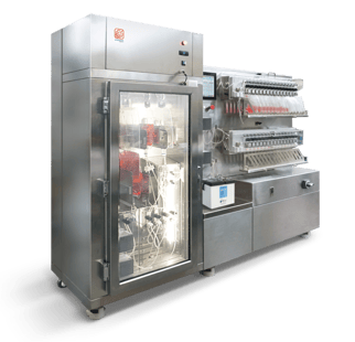 Semi-automatic and refrigerated bag aseptic filling system for Cell & Gene applications